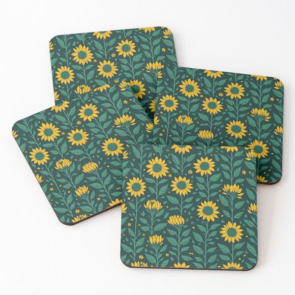 Item preview, Simple Floral Sunflower Pattern designed and sold by SynthiPrint.