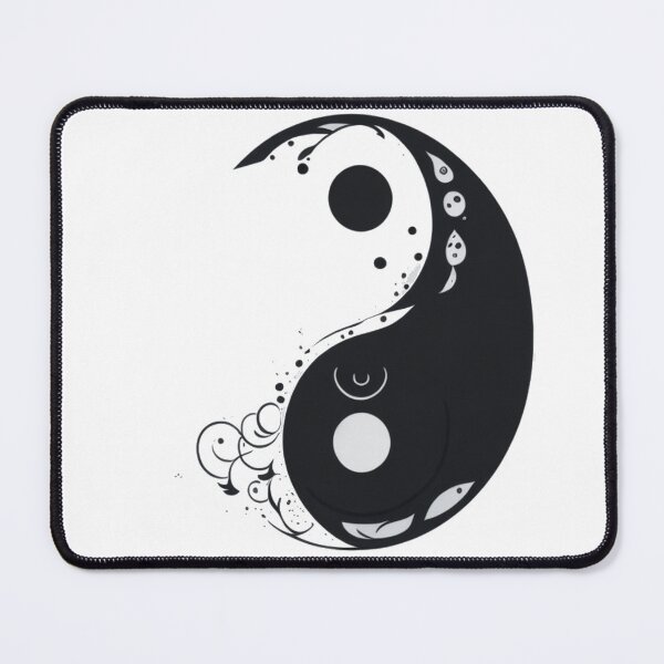 Item preview, black and white yin yang designed and sold by Majkel & Majkel.
