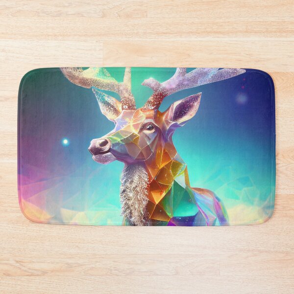 Item preview, deer whisperer - rainbow crystal deer  designed and sold by EmeraldeaArt.