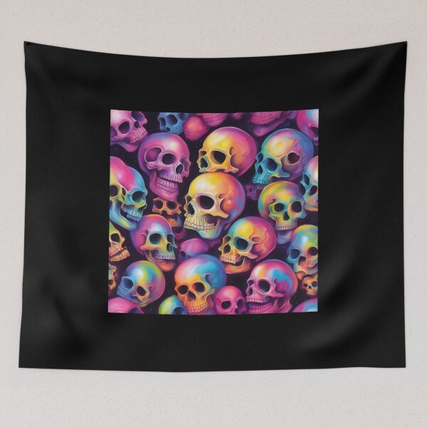 Item preview, Rainbow skulls designed and sold by lori189.