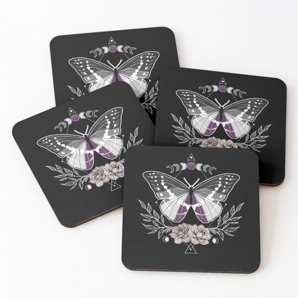 Item preview, Asexual Butterfly LGBT Pride Flag designed and sold by Clara Hollins.