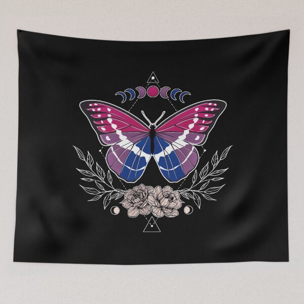 Item preview, Bisexual Butterfly LGBT Pride Flag designed and sold by Clara Hollins.