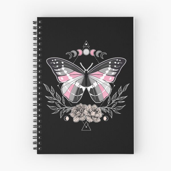 Item preview, Demigirl Butterfly LGBT Pride Flag designed and sold by Clara Hollins.