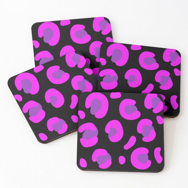 Item preview, Black, Orchid, and Purple Neon Leopard Print: Pattern Mixing Magic designed and sold by Rebecca Turk.