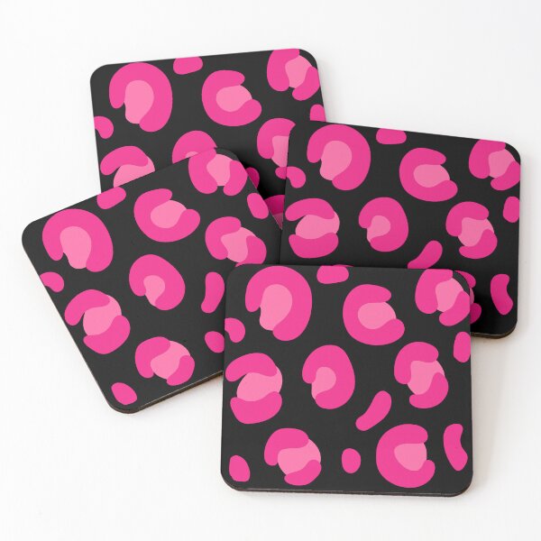 Item preview, Black and Pink Neon Leopard Print: Pattern Mixing Magic designed and sold by Rebecca Turk.