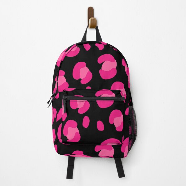 Item preview, Black and Pink Neon Leopard Print: Pattern Mixing Magic designed and sold by Rebecca Turk.