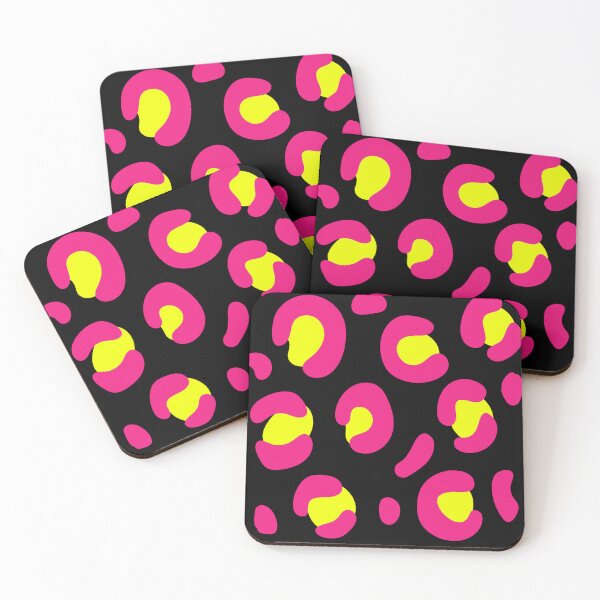 Item preview,  Black and Yellow and Pink Neon Leopard Print: Pattern Mixing Magic designed and sold by Rebecca Turk.