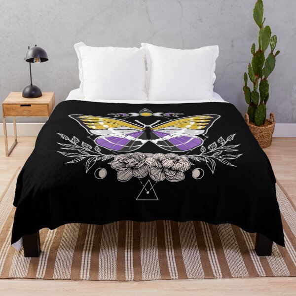 Item preview, Nonbinary Butterfly LGBT Pride Flag designed and sold by Clara Hollins.