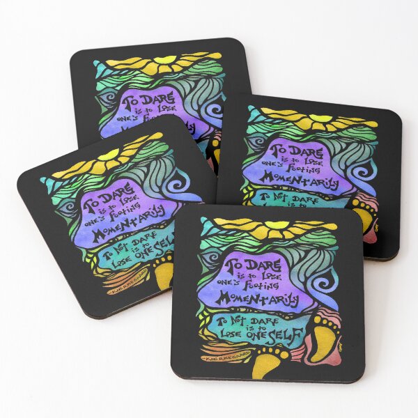 Item preview, To Dare Quote by Soren Kierkegaard designed and sold by Ginny Gaura.