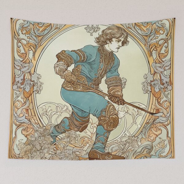 Item preview, Ice hockey player designed and sold by ComicsFactory.