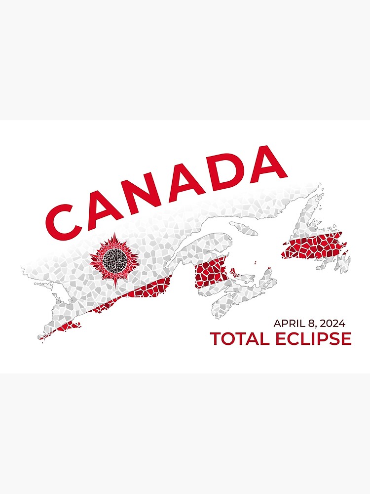 Thumbnail 2 of 2, Jigsaw Puzzle, Canada 2024 Total Eclipse designed and sold by Eclipse2024.