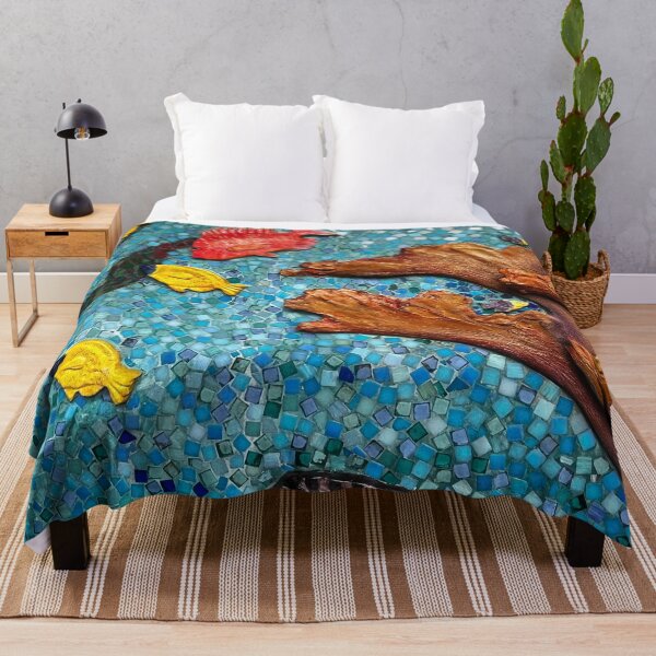 Item preview, SNAPPER FISH MOSAIC designed and sold by BridgetBresser.