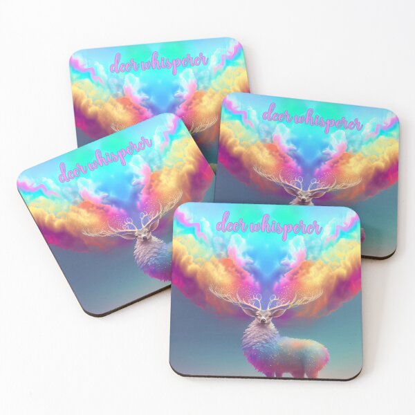 Item preview, Ethereal Antlers: Rainbow Deer  - for deer whisperers designed and sold by EmeraldeaArt.