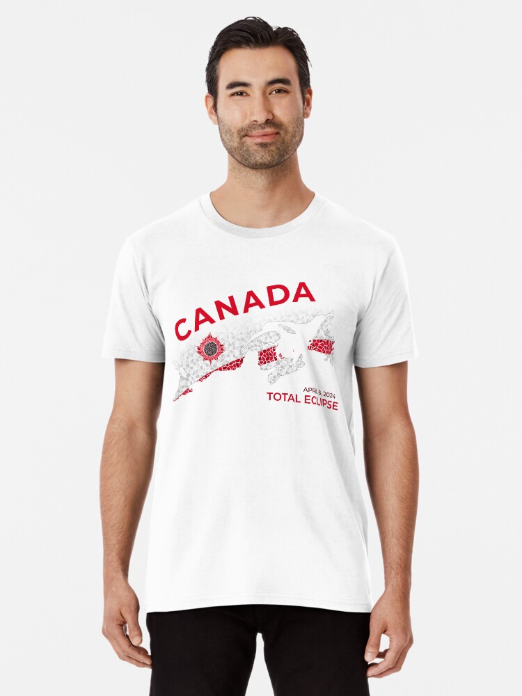 Thumbnail 1 of 6, Premium T-Shirt, Canada 2024 Total Eclipse designed and sold by Eclipse2024.