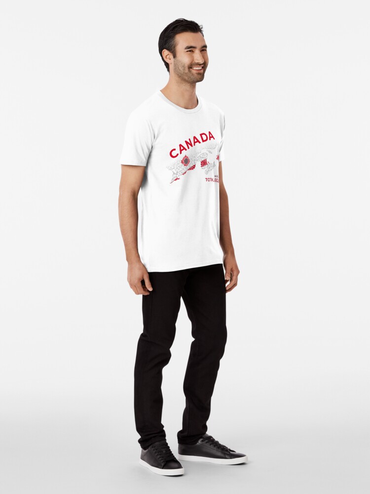 Thumbnail 3 of 6, Premium T-Shirt, Canada 2024 Total Eclipse designed and sold by Eclipse2024.