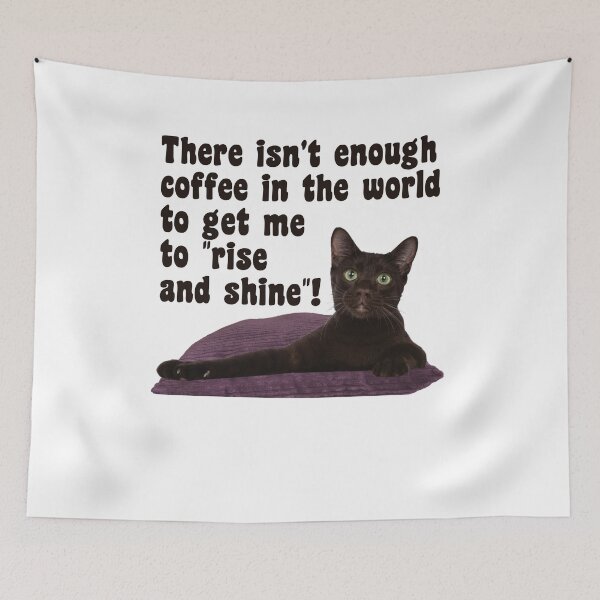 Item preview, Funny Meme Havana Brown Cat and Coffee! designed and sold by MimsTees.