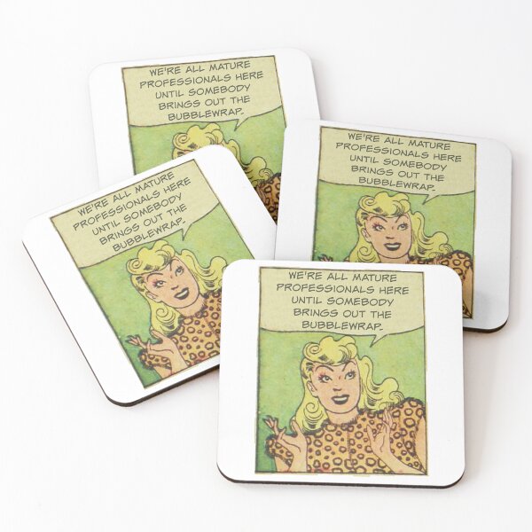 Item preview, We're All Mature Professionals Here Until Somebody Brings Out Bubblewrap! Snarky Office Worker designed and sold by SSustainable.