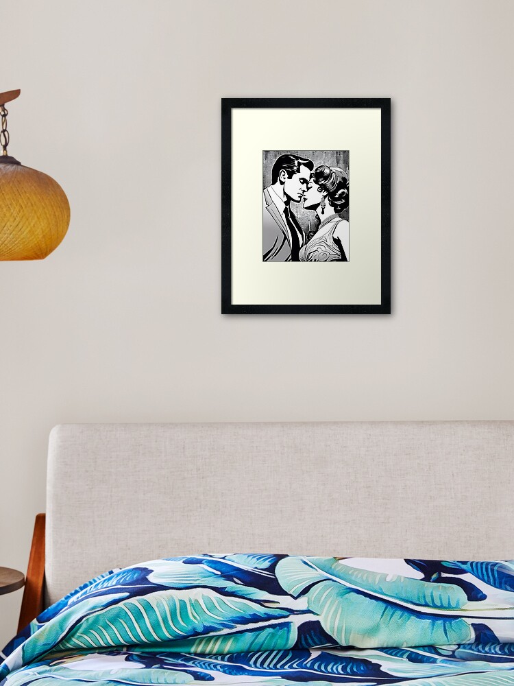 Thumbnail 1 of 7, Framed Art Print, Graphic Novel Lovers designed and sold by BrooklynPopArts.