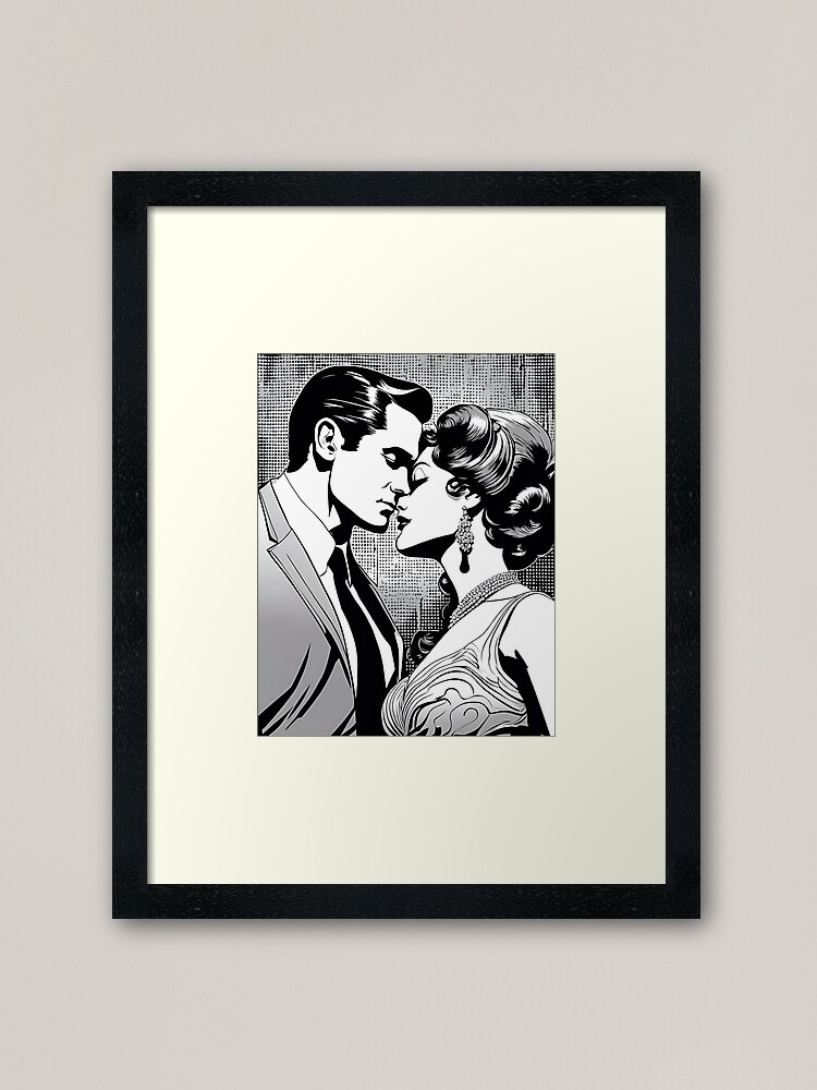 Thumbnail 2 of 7, Framed Art Print, Graphic Novel Lovers designed and sold by BrooklynPopArts.