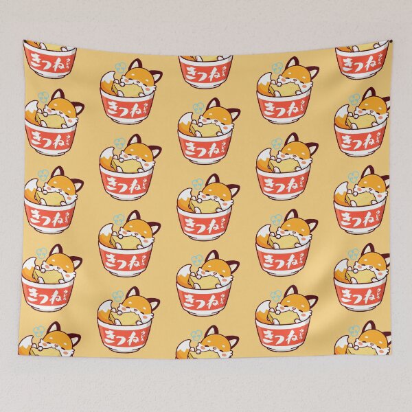 Item preview, kitsune udon kawaii designed and sold by Estudio Kudasai.
