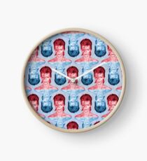 Reloj Rojo y azul David Bowie de Cupcakes and Chopsticks