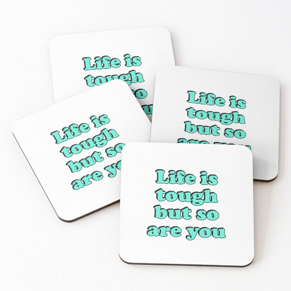 Item preview, Life Is Tough But So Are You - positive affirmations to stay strong designed and sold by Inspirationmotivation.
