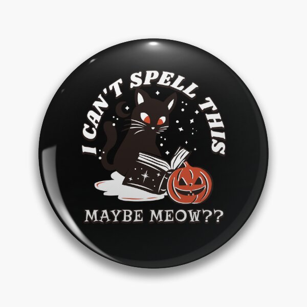 Item preview, I can't spell this, maybe meow. Magical Cat Conundrum: Spell or Meow? - RPG Cat Wizard during Halloween designed and sold by Zanda-Nerd-Shop.