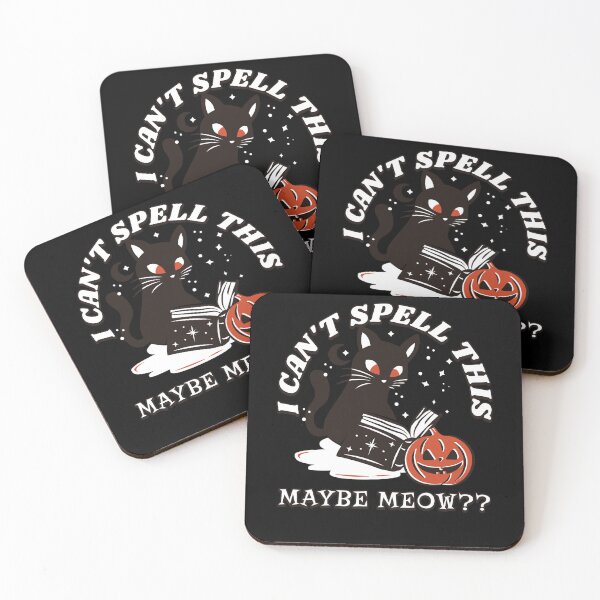 Item preview, I can't spell this, maybe meow. Magical Cat Conundrum: Spell or Meow? - RPG Cat Wizard during Halloween designed and sold by Zanda-Nerd-Shop.