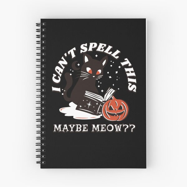 Item preview, I can't spell this, maybe meow. Magical Cat Conundrum: Spell or Meow? - RPG Cat Wizard during Halloween designed and sold by Zanda-Nerd-Shop.