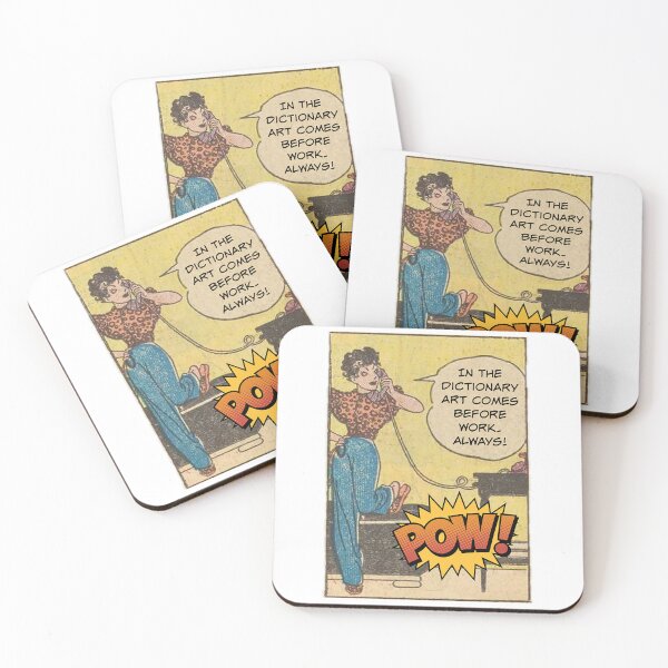 Item preview, In the Dictionary Art Comes Before Work Always! Snarky Office Worker designed and sold by SSustainable.