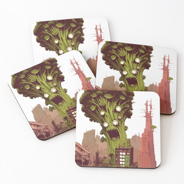 Item preview, Broccoli Monster Invasion designed and sold by necrovortex.