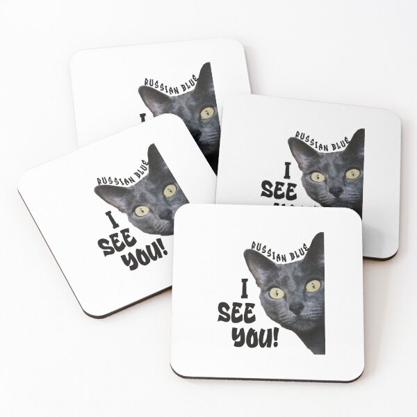 Item preview, Funny Meme Russian Blue Cat designed and sold by MimsTees.