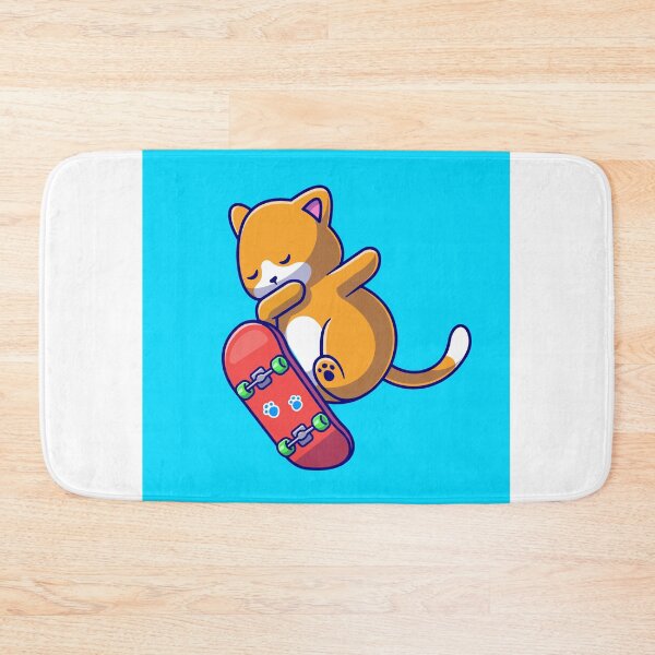 Item preview, Skateboarding Kitty: A Playful Adventure designed and sold by hjian8219.