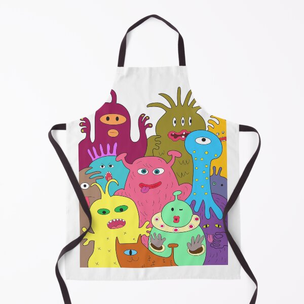 Item preview, Halloween alien monster from outer space. Cartoon drawing. designed and sold by Nalidsa Sukprasert.