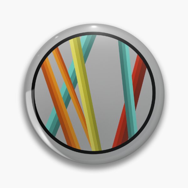 Item preview, Gradient Bar Fiesta Badge designed and sold by SoundsGoodArt.