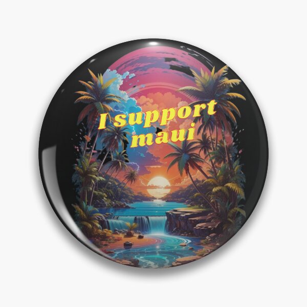 Item preview, I support Maui T-shirt designed and sold by TshirtTown77.