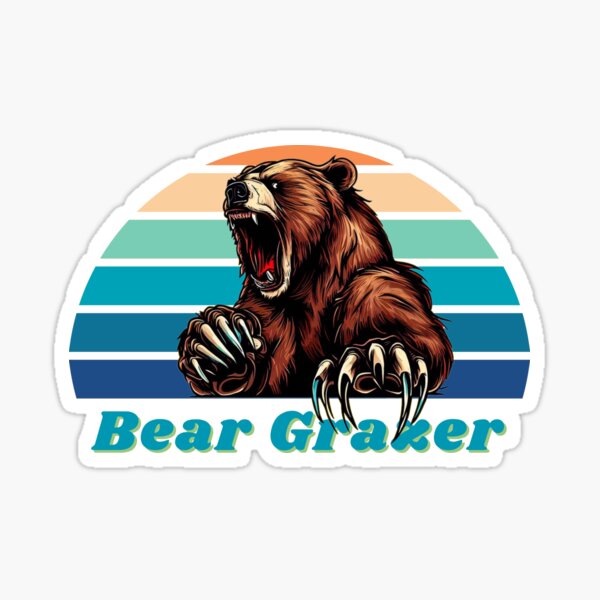 Marque Page Sticker - Roar Bear