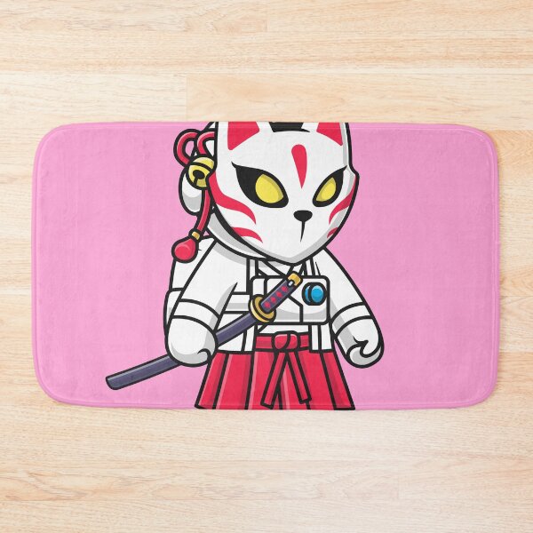 Item preview, Galactic Samurai: The Enigmatic Astronaut with Kitsune Mask" designed and sold by hjian8219.