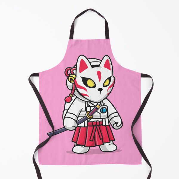 Item preview, Galactic Samurai: The Enigmatic Astronaut with Kitsune Mask" designed and sold by hjian8219.