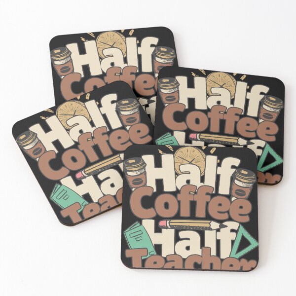 Item preview, Half-coffee, half-teacher. Perfect teacher gift. designed and sold by Zandalus.