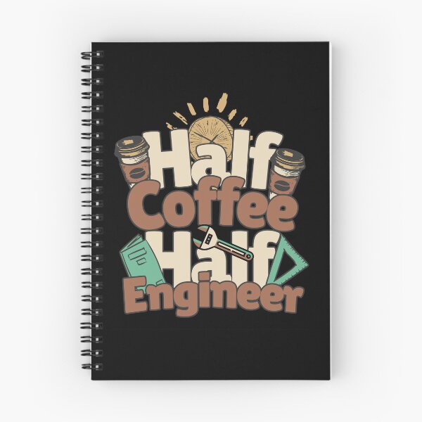 Item preview, Half-coffee, half-engineer. Perfect engineer gift. designed and sold by Zandalus.