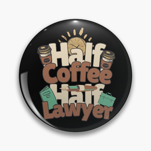 Item preview, Half-coffee, half-lawyer. Perfect lawyer gift. designed and sold by Zandalus.