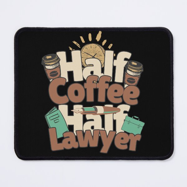 Item preview, Half-coffee, half-lawyer. Perfect lawyer gift. designed and sold by Zandalus.