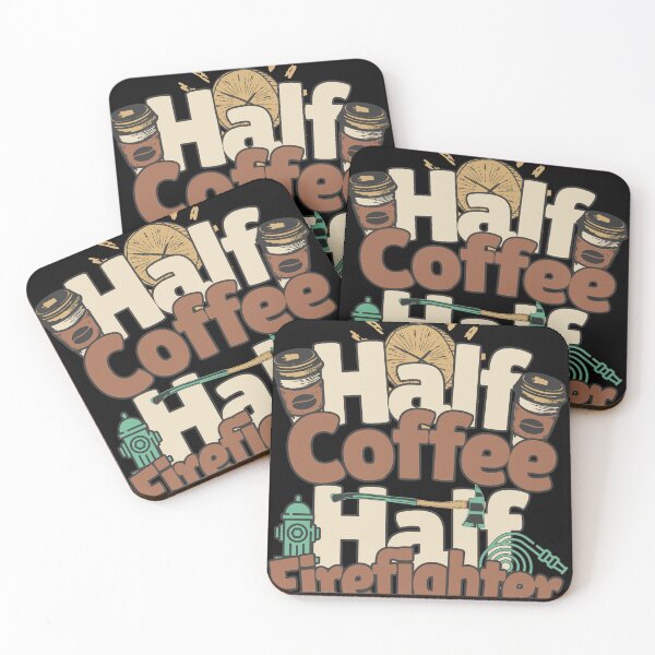 Item preview, Half-coffee, half-firefighter. Perfect firefighter gift. designed and sold by Zandalus.