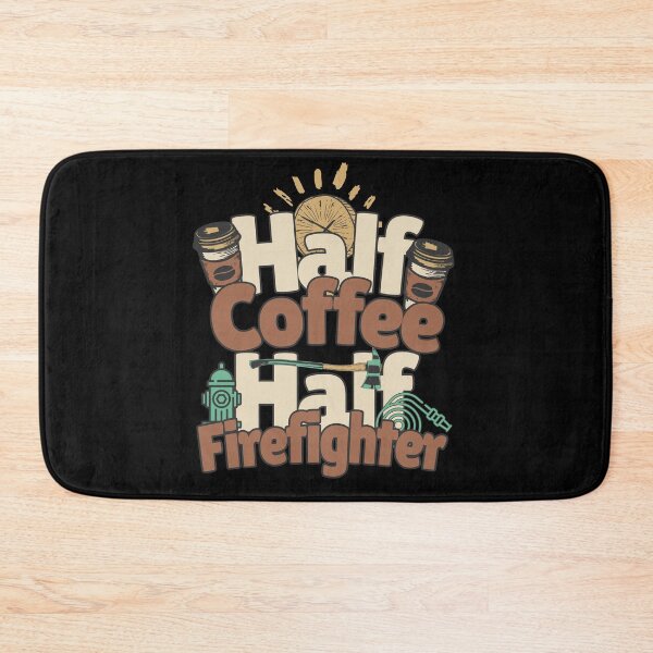 Item preview, Half-coffee, half-firefighter. Perfect firefighter gift. designed and sold by Zandalus.