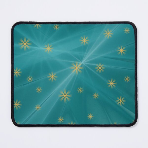 Item preview, Aqua Blue And Gold Star Design designed and sold by Rell1970.