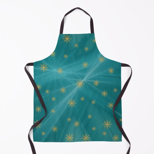 Item preview, Aqua Blue And Gold Star Design designed and sold by Rell1970.