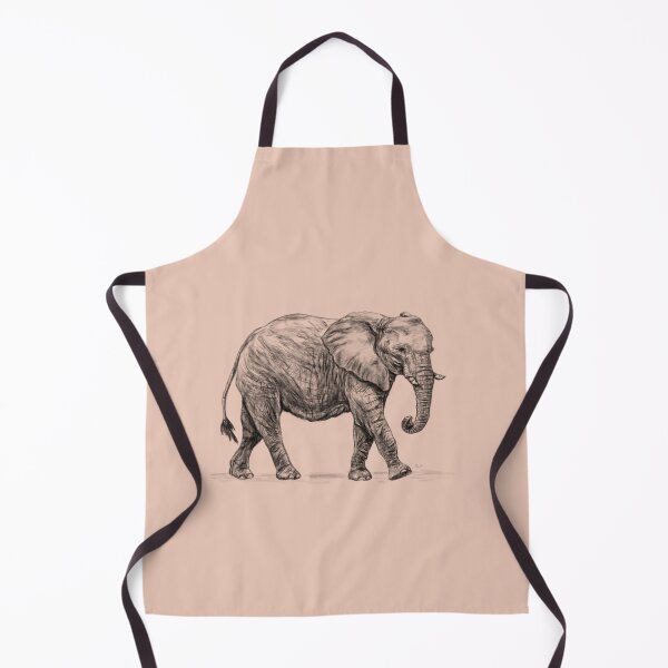 Item preview, African Elephant (Realistic Pencil Drawing) | Safari Sketches designed and sold by flypigart.