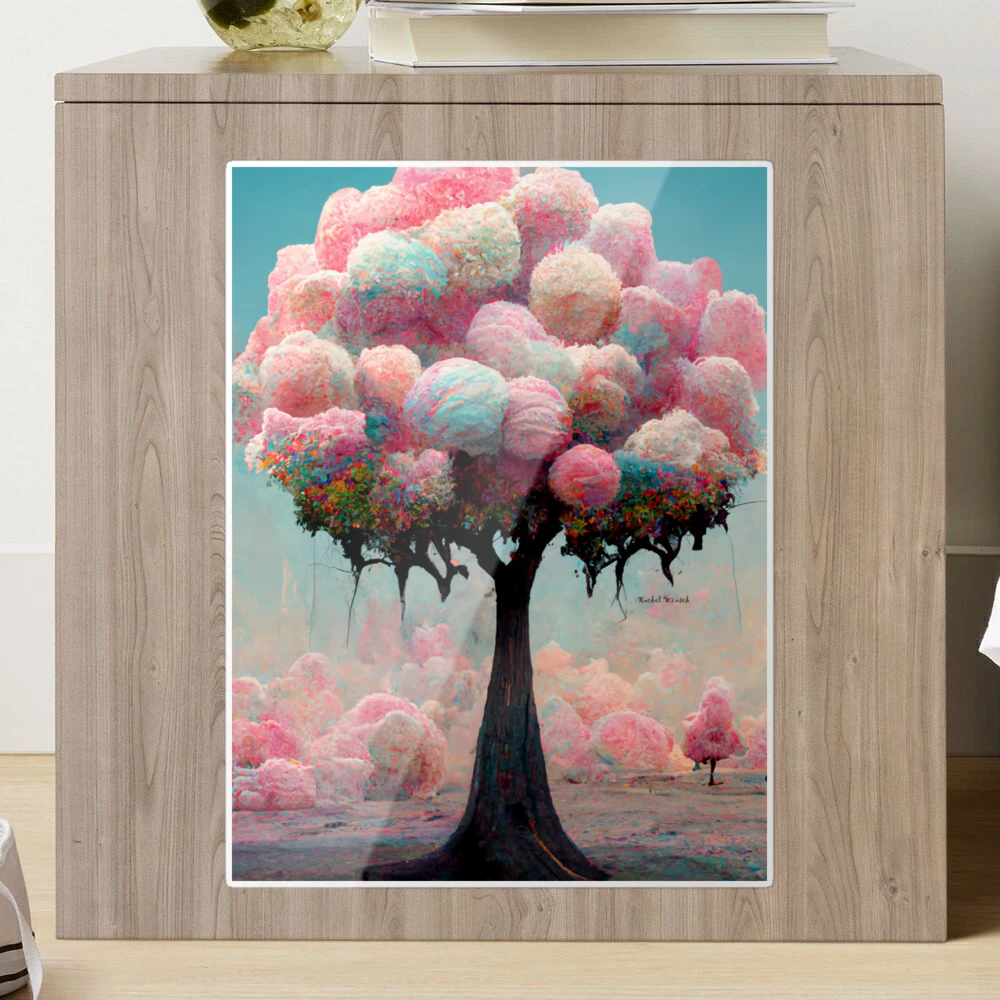 Pink Cotton Candy Art Print – L'amourFouPrintShop