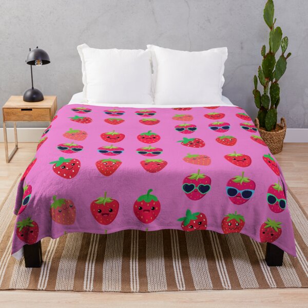 Item preview, Cute Strawberry Cartoon designed and sold by TheCatmeow2000.